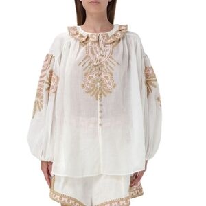 ZimmermannWAVERLY EMBROIDERED TOP Size 3 - L / XL / XXL